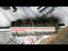 अनुकूलन योग्य पैकर मशीन और सामग्री के लिए सीमलेस पाइप स्टील एम्बॉसिंग रोलर